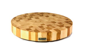 Round Maple Butcher Block End Grain | Cutting Boards -  LIMBA Woodcraft