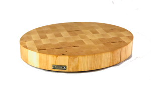 Oval Maple Butcher Block End Grain | Cutting Boards -  LIMBA Woodcraft