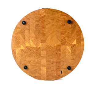 Round Cherry Butcher Block End Grain | Cutting Boards -  LIMBA Woodcraft