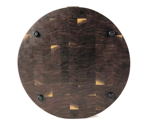 Round Walnut Butcher Block End Grain | Cutting Boards -  LIMBA Woodcraft