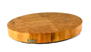Oval Cherry Butcher Block End Grain | Cutting Boards -  LIMBA Woodcraft