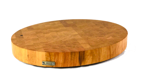 Oval Cherry Butcher Block End Grain | Cutting Boards -  LIMBA Woodcraft