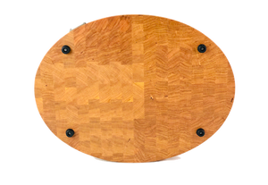 Oval Cherry Butcher Block End Grain | Cutting Boards -  LIMBA Woodcraft