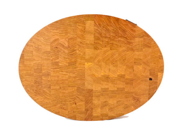 Oval Cherry Butcher Block End Grain | Cutting Boards -  LIMBA Woodcraft