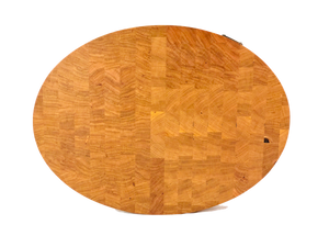 Oval Cherry Butcher Block End Grain | Cutting Boards -  LIMBA Woodcraft