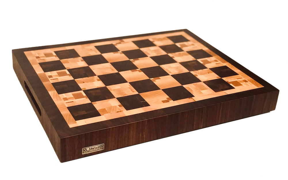 Checkerboard Butcher Block End Grain 19x15x2