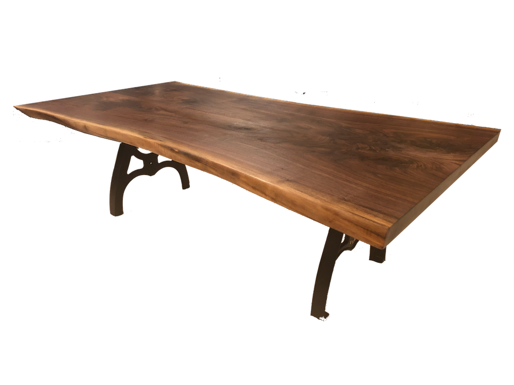 Matchbook Walnut Live Edge Coffee Table