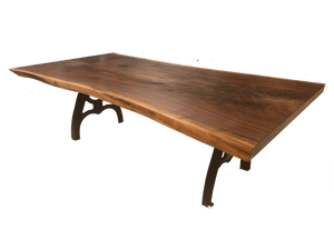 Matchbook Walnut Live Edge Coffee Table