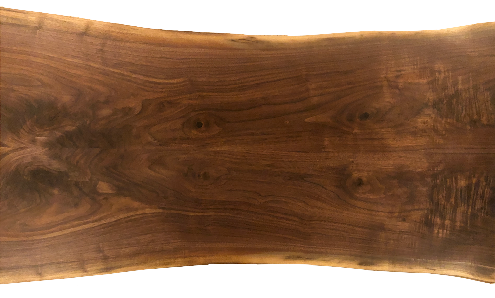 Matchbook Walnut Live Edge Coffee Table