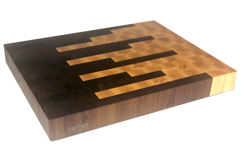 Walnut & Maple Butcher Block End Grain | Cutting Boards -  LIMBA Woodcraft